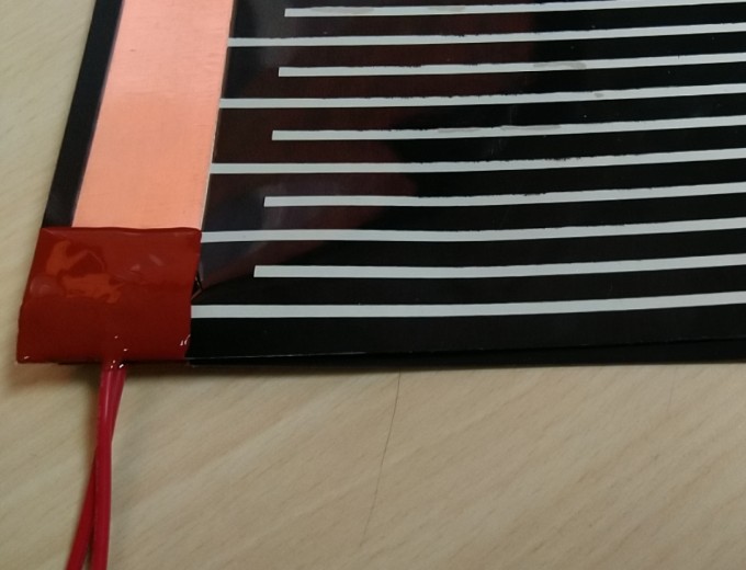 紅色硅膠膠水PTC發熱片焊線固定膠